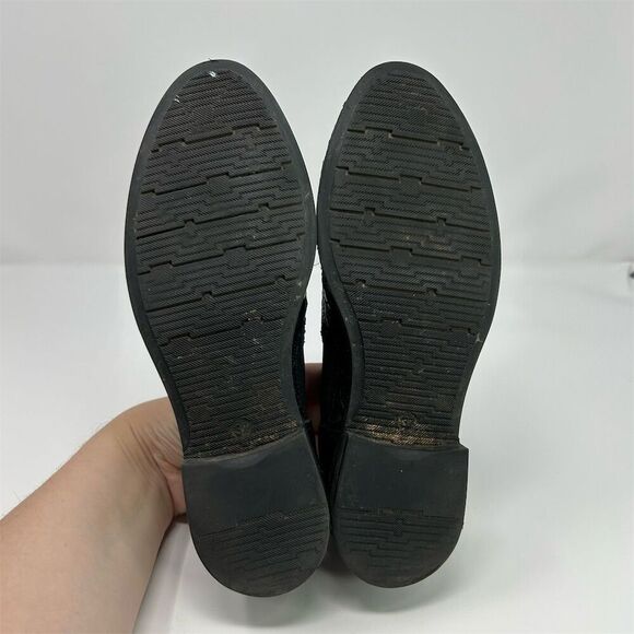 Miz Mooz Women's Tennessee Black Loafer Patterned Size 37 Casual Slip On - Picture 10 of 13